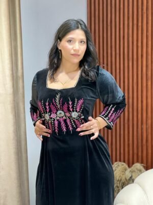 Robe Katifa – Broderie Florale