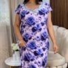 Robe longue fleur